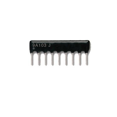 9 Pins 10 Pins Network Resistor , High Precision Sip Resistor Pack